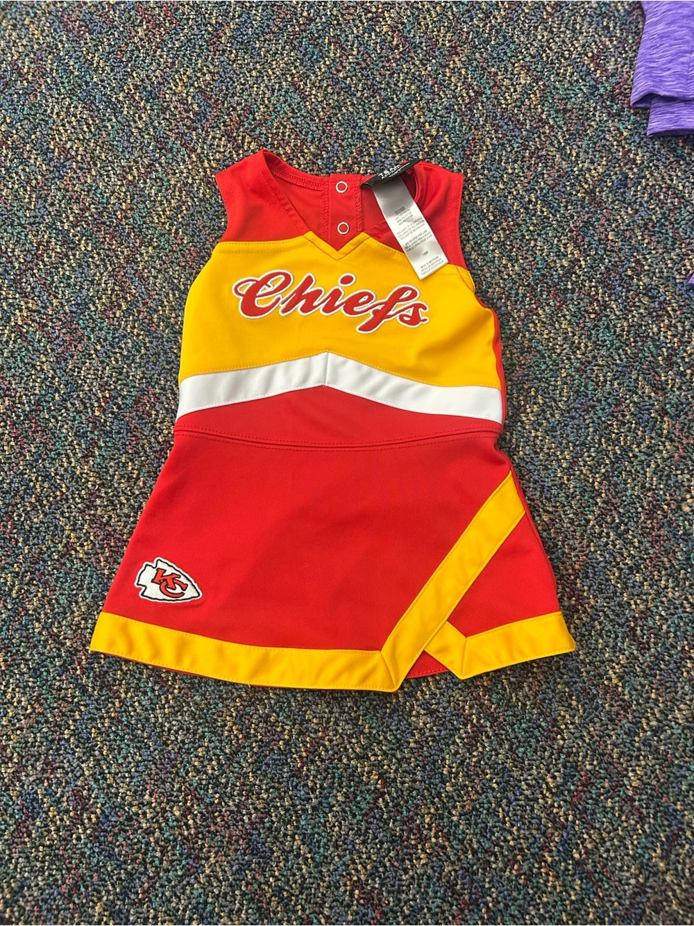 NFL Kansas City Chiefs  18 month old Kids Team Apparel Cheer Dress